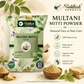 Riddhish Herbals Multani Mitti Powder natural face and hair care infographic