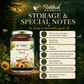 Riddhish Herbals Multi Floral Honey storage and special notes infographic