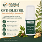 Ortholief Oil 50ml Ayurvedic roll-on massage oil for stiff tired joints and sore muscles by Riddhish Herbals