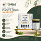 Why choose Plus To Minus Avaleha daily wellness routine infographic