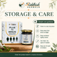 Plus To Minus Avaleha storage and care guidance infographic