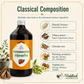 Rohitakarishta Virgo classical composition Rohitaka Dhataki Trikatu Triphala infographic