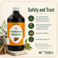 Rohitakarishta Virgo safety and trust physician guidance infographic by Riddhish Herbals