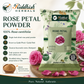 Rose Petal Powder 100g Rosa centifolia hero infographic by Riddhish Herbals