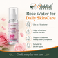 Riddhish Herbals Rose Water daily skin care toner refreshing and suitable for all skin types infographic