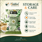 Safed Musli Powder storage and care cool dry place sunlight moisture guidance infographic