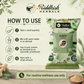 How to use Riddhish Herbals Sunth dry ginger powder with warm water infographic