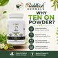Ten On Powder routine physical energy and mental freshness support infographic