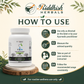 How to use Riddhish Herbals Ten On Powder as directed infographic