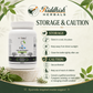 Riddhish Herbals Ten On Powder storage and caution infographic