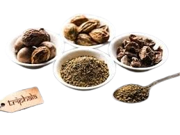 Triphala Kwath -100gm | Phyllanthus emblica, Terminalia chebula, Terminalia bellirica – Digestive Wellness Support | by Riddhish Herbals