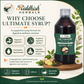 Riddhish Herbals Ultimate Syrup digestive wellness benefits infographic