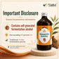 Vidangarishta Virgo self generated fermentation alcohol disclosure infographic