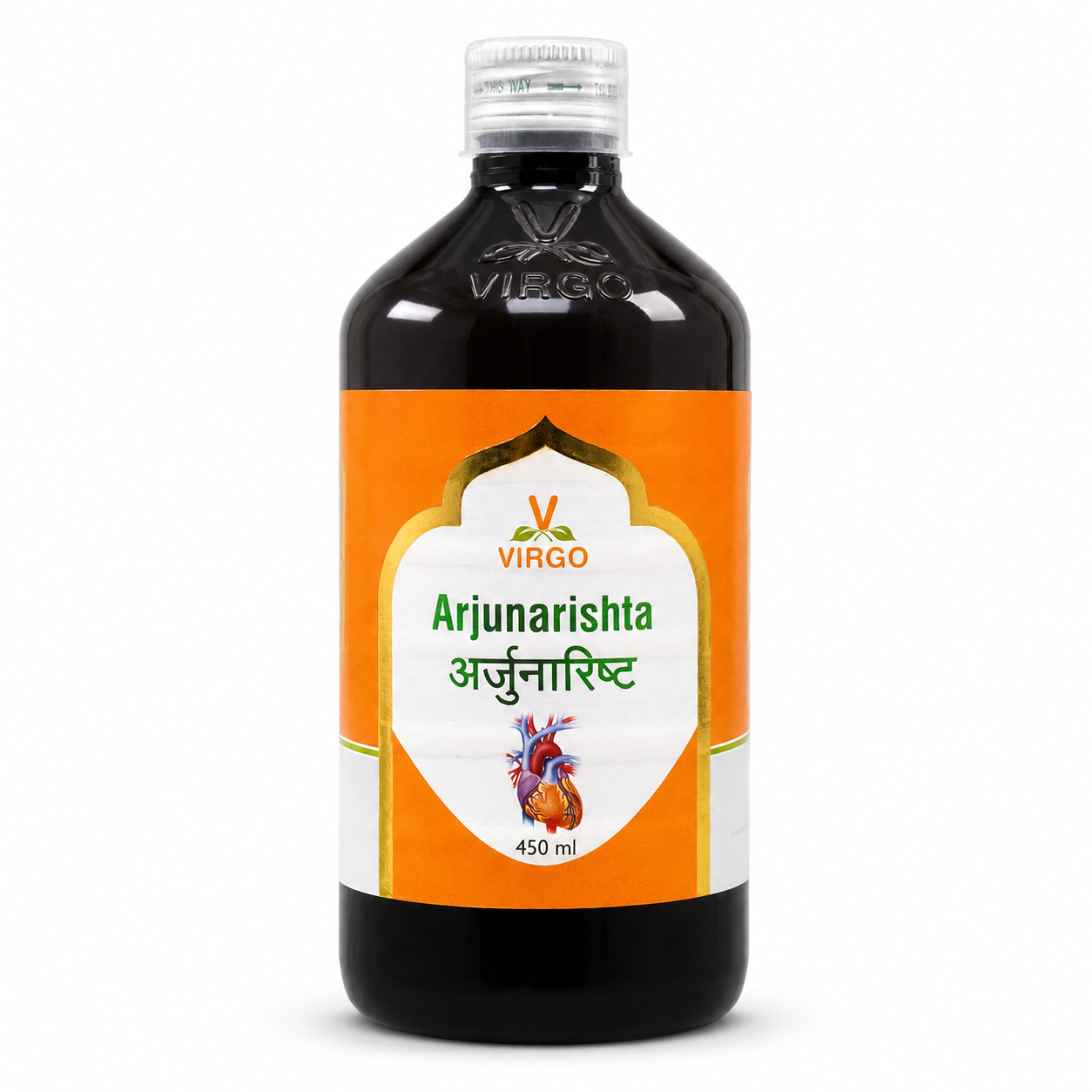 Virgo Arjunarishta 450 ml front view