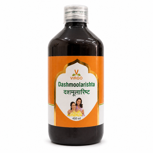 Virgo Dashmoolarishta 450 ml front view