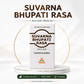 Virgo Suvarna Bhupati Rasa hero infographic with product box