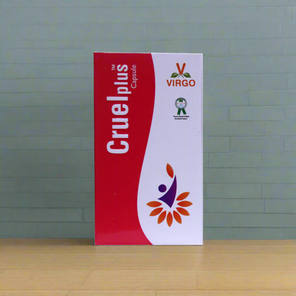 Cruel Plus Capsule 30 Cap — Ayurvedic Rasayana Rasaushadhi, AYUSH Standard Mark, Virgo UAP Pharma | Riddhish Herbals