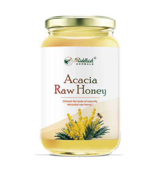 Acacia Raw Organic Honey 500g | Natural Taste Honey | Raw and Unprocessed | Kashmir Region