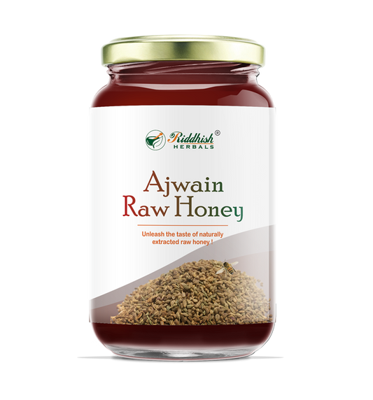Ajwain / Ajma Raw Organic Honey 500g | Natural Taste Honey | Raw and Unprocessed | Gujarat Region