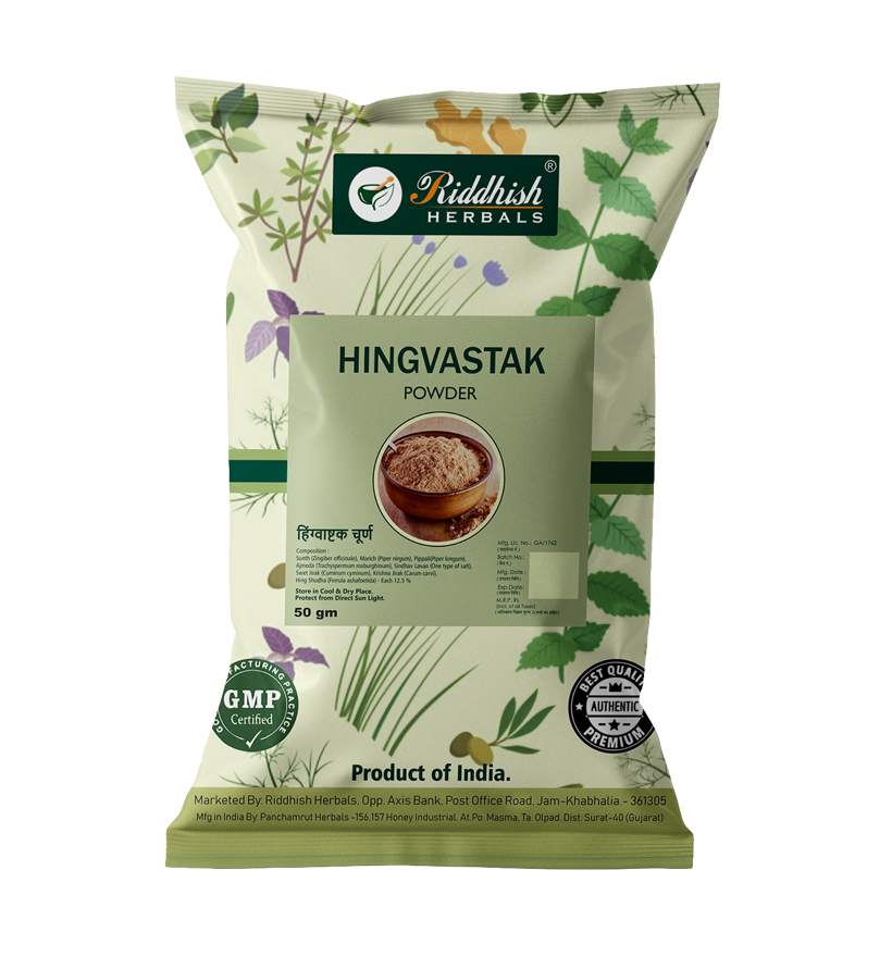 RIDDHISH HERBALS Hingwashtak Powder | 50GM