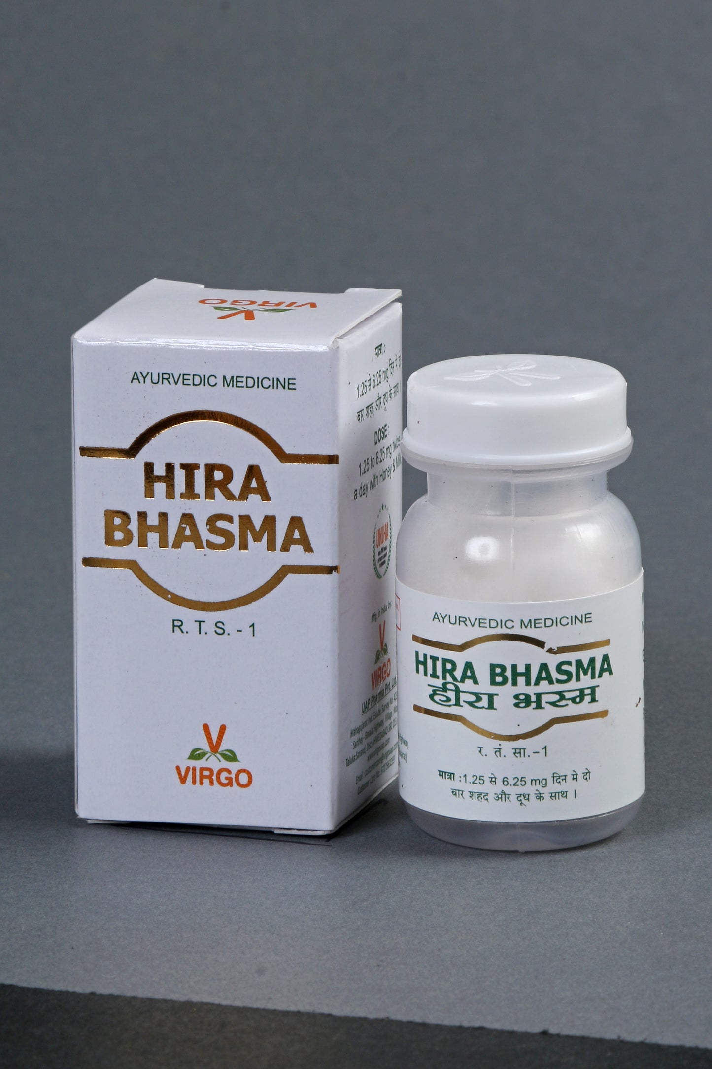 HIRA BHASMA 100mg VIRGO